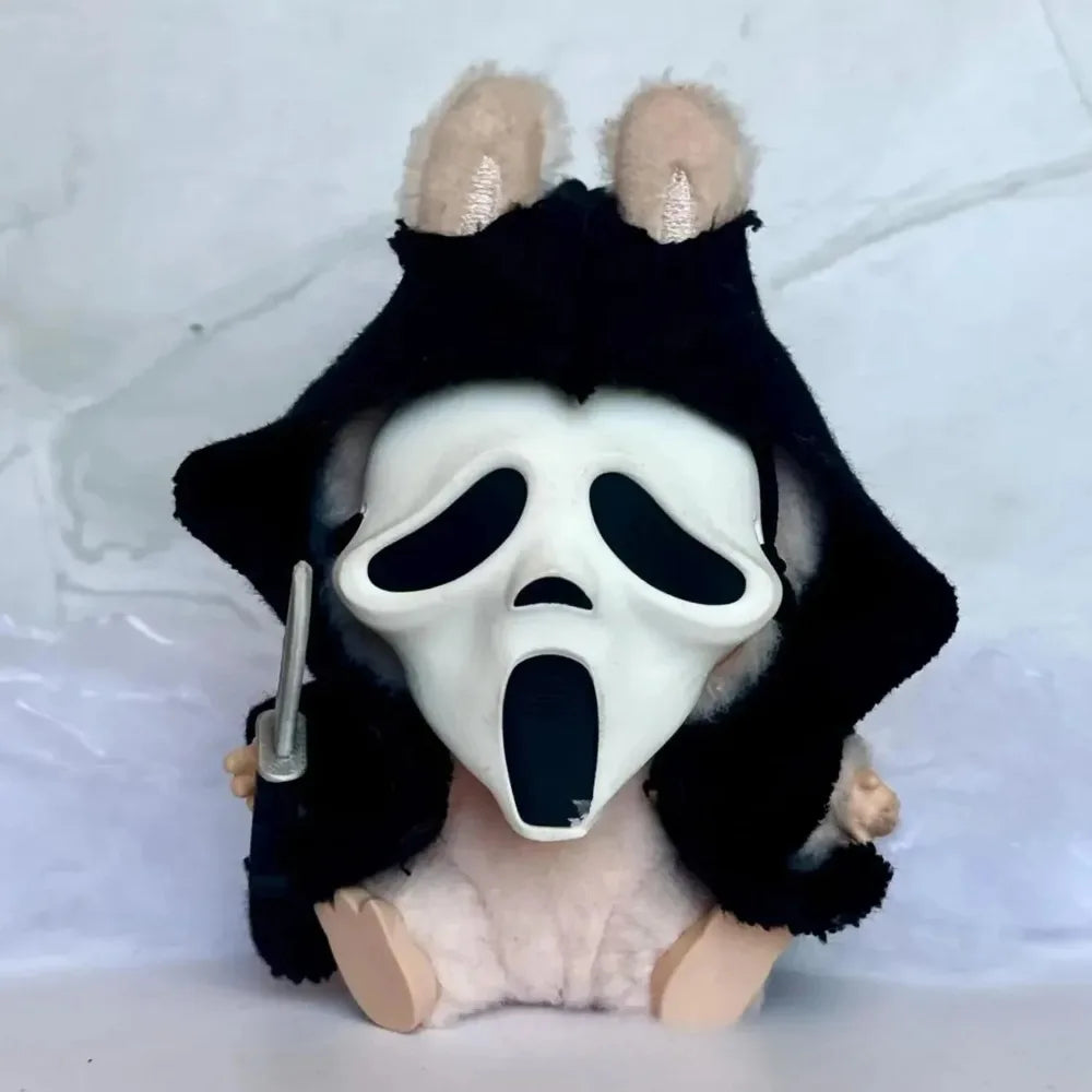 Halloween prank mask - a terrifying costume set with scary outfits, suitable for party funny horror role-playing accessories.