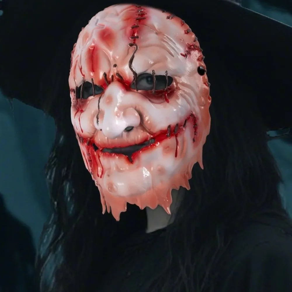 Blood Scar Halloween Witch Mask