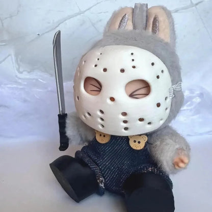 Halloween prank mask - a terrifying costume set with scary outfits, suitable for party funny horror role-playing accessories.