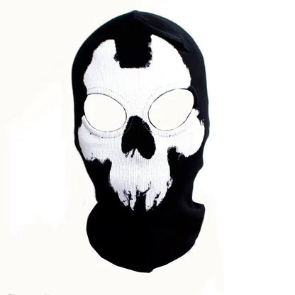 Halloween new mask Black Mask Balaclava Beanies Hats Men Ghost Skull Full Face Warmly Mask Hood Beanie Ggorros Hombre Casquette