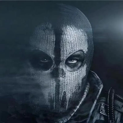 Halloween new mask Black Mask Balaclava Beanies Hats Men Ghost Skull Full Face Warmly Mask Hood Beanie Ggorros Hombre Casquette