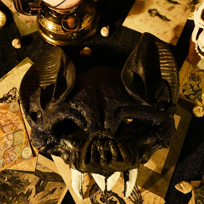 2025 Vampire Scary Halloween Masks Creepy Carnival Props Evil Cosplay Masks Halloween Bat Mask Bat Face Cover Mardi Gras Mask