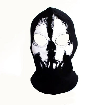Halloween new mask Black Mask Balaclava Beanies Hats Men Ghost Skull Full Face Warmly Mask Hood Beanie Ggorros Hombre Casquette