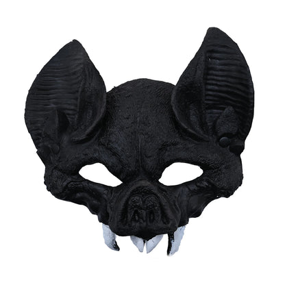 2025 Vampire Scary Halloween Masks Creepy Carnival Props Evil Cosplay Masks Halloween Bat Mask Bat Face Cover Mardi Gras Mask