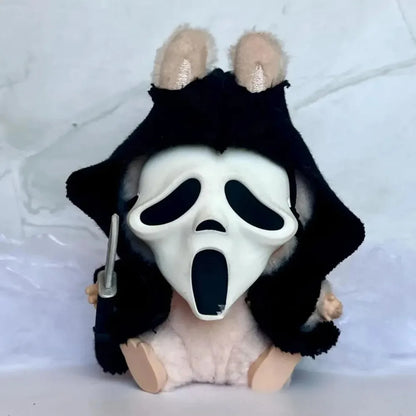Halloween prank mask - a terrifying costume set with scary outfits, suitable for party funny horror role-playing accessories.