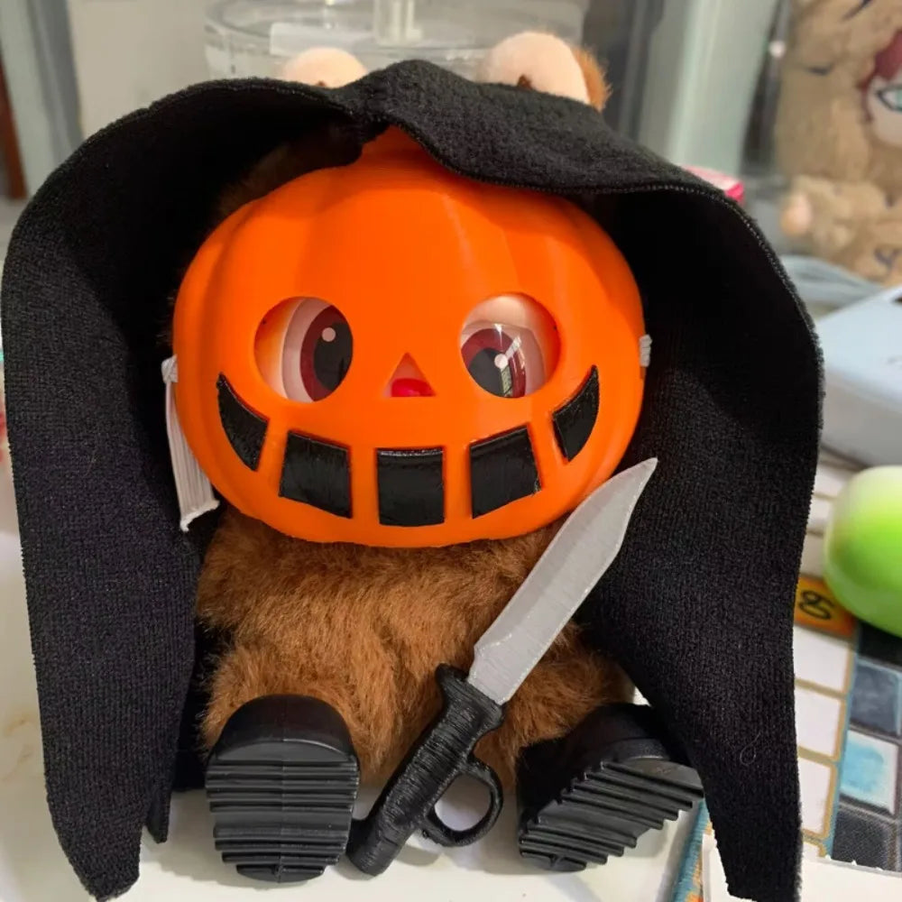 Halloween prank mask - a terrifying costume set with scary outfits, suitable for party funny horror role-playing accessories.