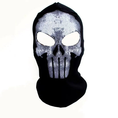 Halloween new mask Black Mask Balaclava Beanies Hats Men Ghost Skull Full Face Warmly Mask Hood Beanie Ggorros Hombre Casquette