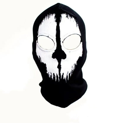 Halloween new mask Black Mask Balaclava Beanies Hats Men Ghost Skull Full Face Warmly Mask Hood Beanie Ggorros Hombre Casquette