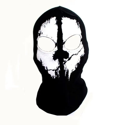 Halloween new mask Black Mask Balaclava Beanies Hats Men Ghost Skull Full Face Warmly Mask Hood Beanie Ggorros Hombre Casquette