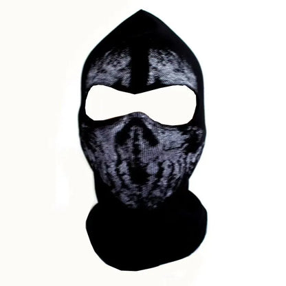 Halloween new mask Black Mask Balaclava Beanies Hats Men Ghost Skull Full Face Warmly Mask Hood Beanie Ggorros Hombre Casquette