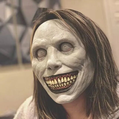 Halloween Creepy Mask Smiling Demons Horror Face Masks The Evil Cosplay Props Party Masquerade Clothing Accessor Halloween Mask