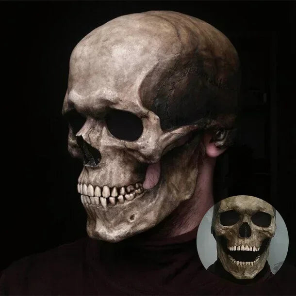 Halloween Full Head Skull Mask 3D