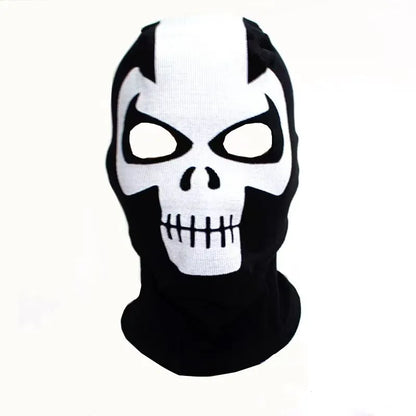 Halloween new mask Black Mask Balaclava Beanies Hats Men Ghost Skull Full Face Warmly Mask Hood Beanie Ggorros Hombre Casquette